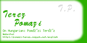 terez pomazi business card